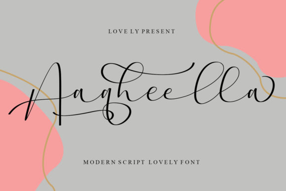 Aaqheella: A Modern Script Font for Creative Branding