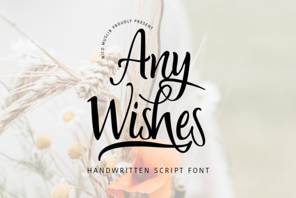 Any Wishes Font for Business Branding