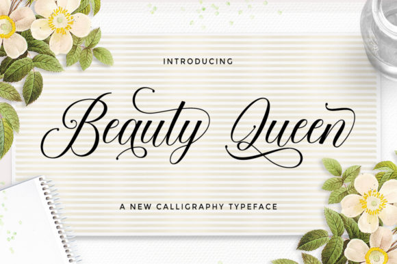 Beauty Queen Font for Handmade Creations