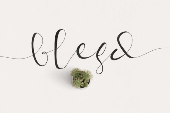 Blesd: A Handwritten Font for Elegant Editorial Design