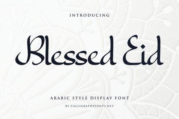 Blessed Eid Font for a Polished Brand Look