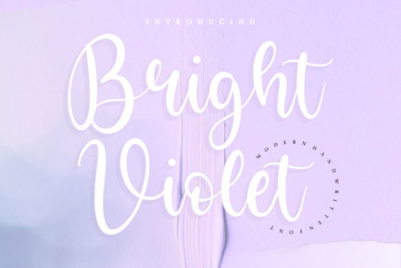 Bright Violet Font for Web Design Projects