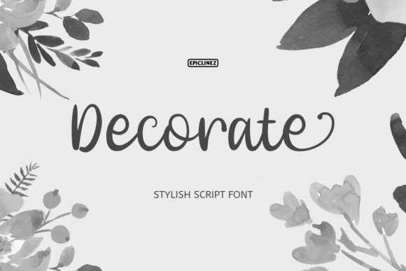 Decorate Font for Eye-Catching Digital Designs