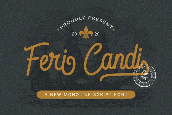 Feri Candi: A Handwritten Font for Creative Makers