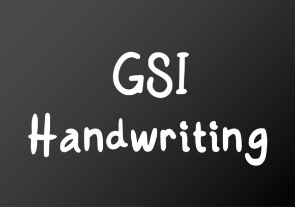 GSI Handwriting: A Natural Script Font for Editorial Design