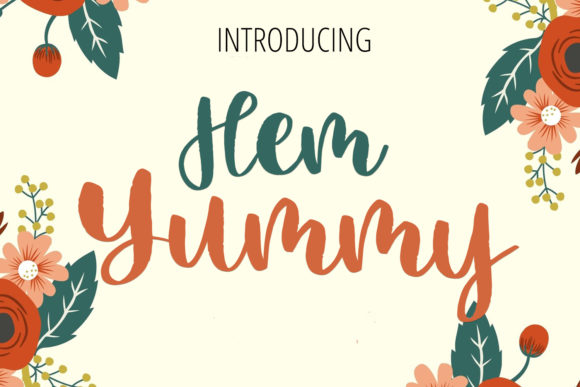 Hem Yummy: A Handwritten Font for Bold Branding