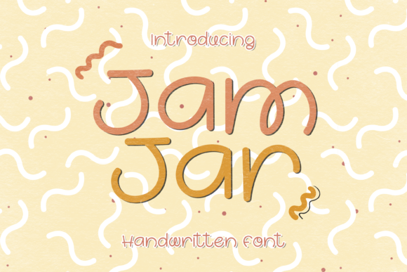 Jam Jar Font for Handmade Creations