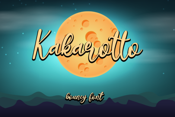 Kakarotto: A Joyful Script Font for Modern Campaigns