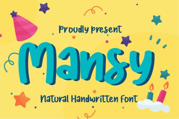 Mansy: A Playful Handwritten Font for Creative Projects
