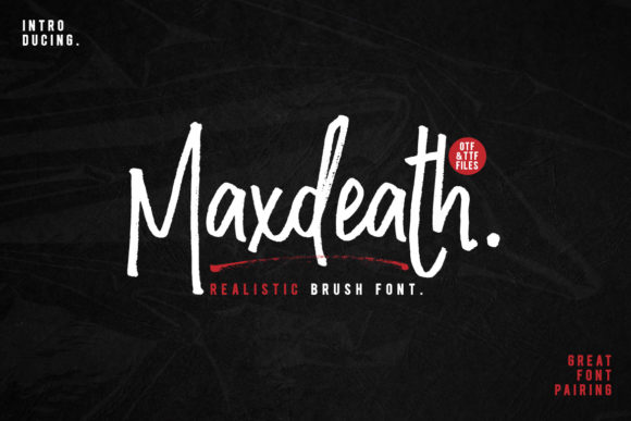 Maxdeath Font for Eye-Catching Brand Visuals