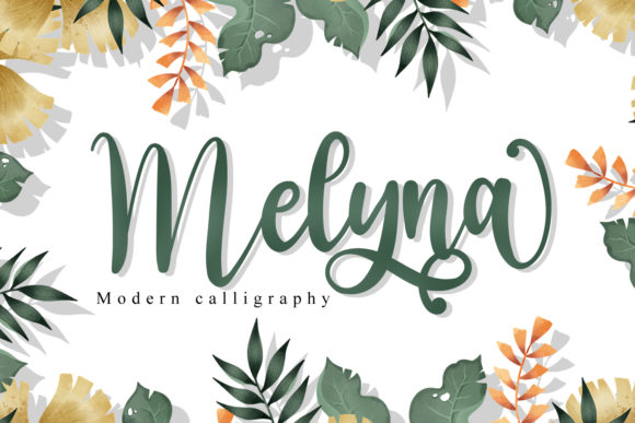 Melyna: A Romantic Script Font for Editorial Design