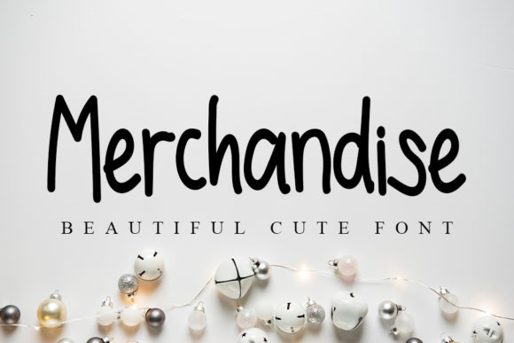 Merchandise Font for Business Branding