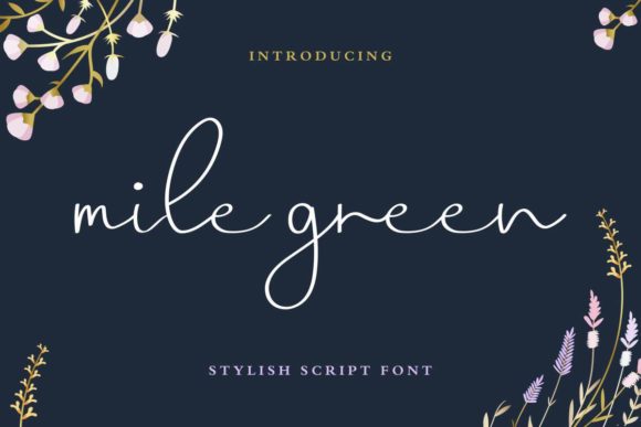 Mile Green: A Font That Elevates Your Brand’s Visual Story