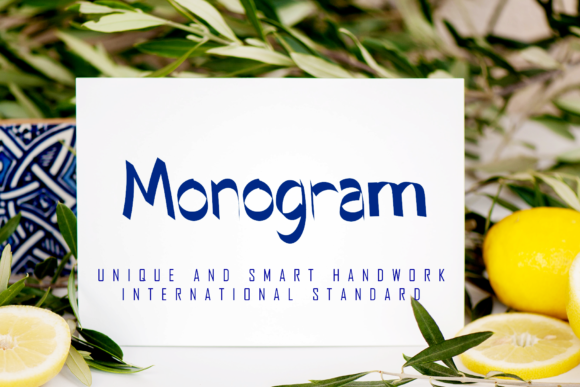 Monogram: A Script Font for Modern Branding