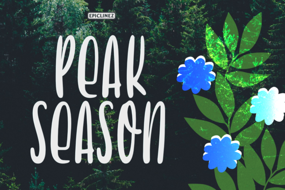 Peak Season: A Handwritten Font That Elevates Branding