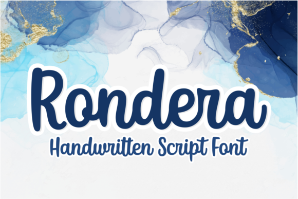 Rondera: A Handwritten Font for Digital Creativity