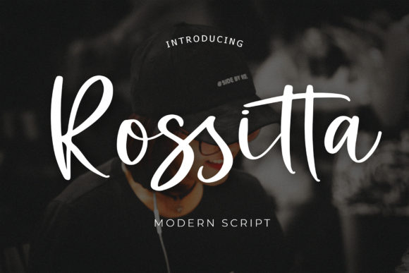 Rossitta: A Modern Script Font for Campaign Creativity