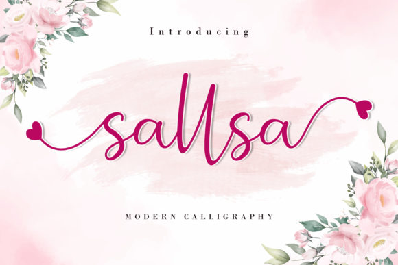 Sallsa: A Sweet Script Font for Handmade Creations