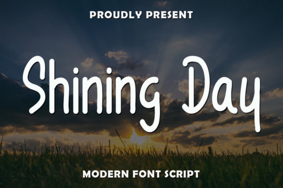 Shining Day: A Handwritten Font for Creative Makers