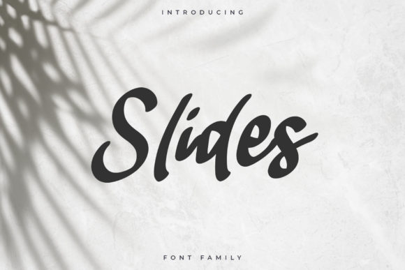 Slides Font for Business Branding That Feels Handwritten and Polished