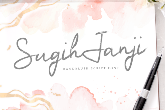 Sugih Janji: Elevate Your Campaign with a Flowing Script Font