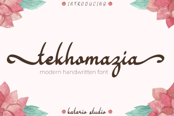 Tekhomazia: A Handwritten Font with Personality