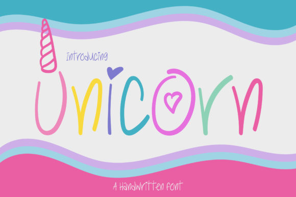 Unicorn Font for Playful Branding Projects