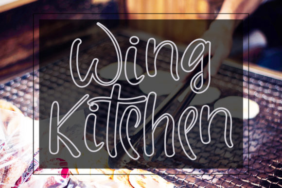 Wing Kitchen Font for Eye-Catching Brand Content