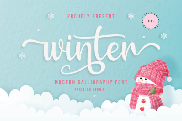 Winter Font for Web Design